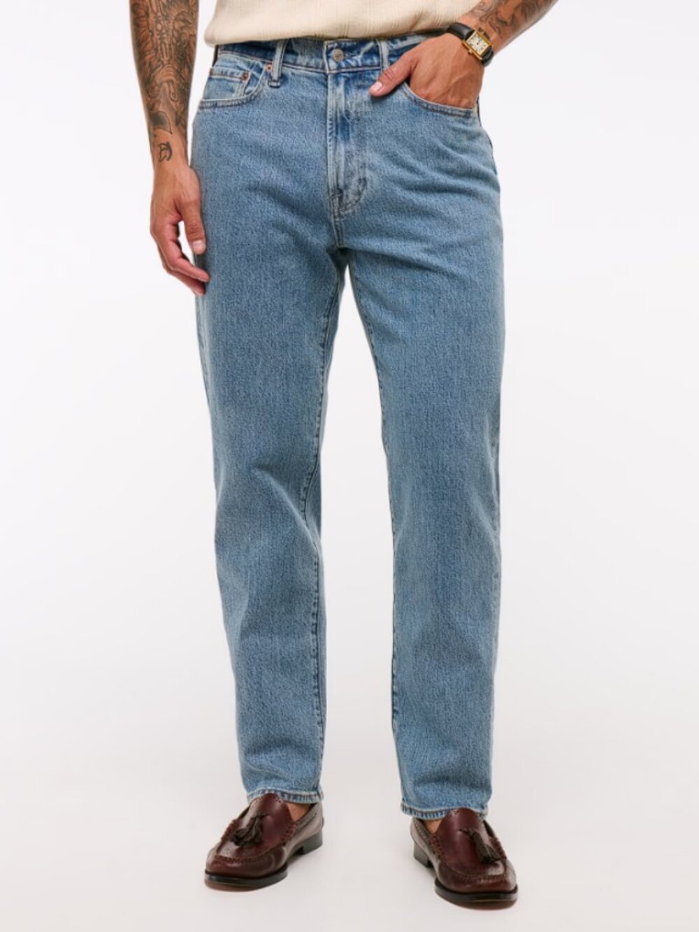NEW Abercrombie - Athletic Loose Jean 32x28